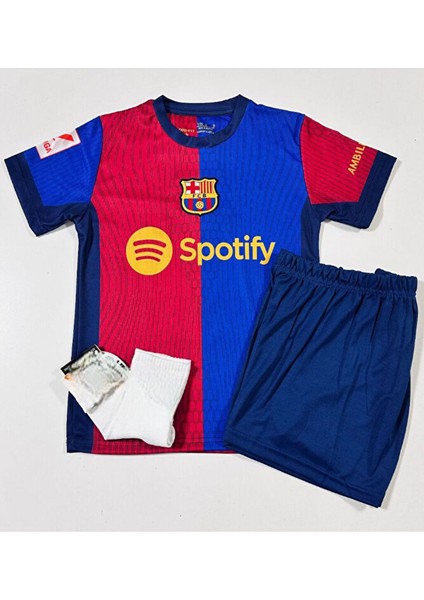 B'arcelona #11 Raphinha Yeni Sezon Iç Saha Çocuk Forması 3lü Set fiyatları