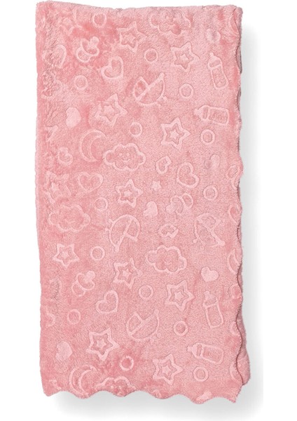 Kız Bebek Battaniye Wellsoft Örme 90 x 110CM
