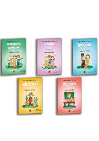 Kedi Tombi Değerler Eğitimi Seti (5 Kitap)