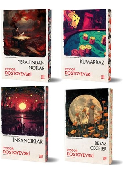 Dostoyevski Seti (4 Kitap Takım)