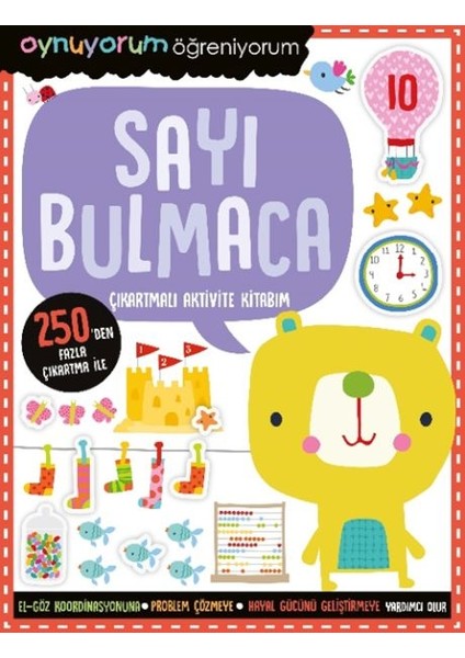 Oynuyorum Öğreniyorum – Sayı Bulmaca Çıkartmalı Aktivite Kitabım