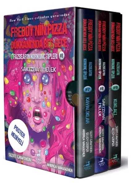 Fazbear'in Korkunç Tipleri Poster Hediyeli Kutulu Set (7-8-9)