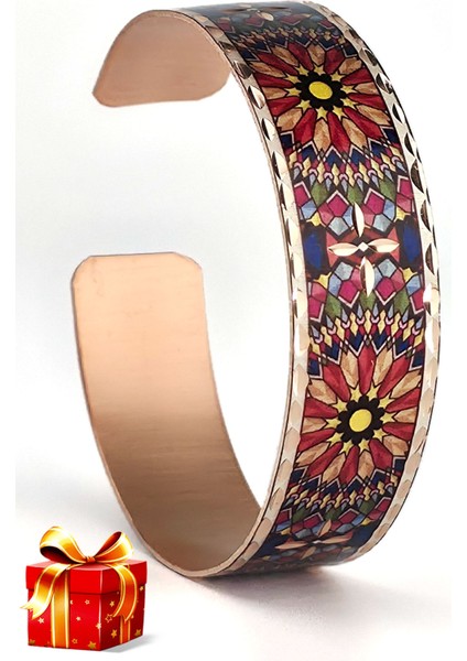 El Yapımı Ayarlanabilir Saf Bakır Bileklik Seti, Bakır Bilezik BB-313