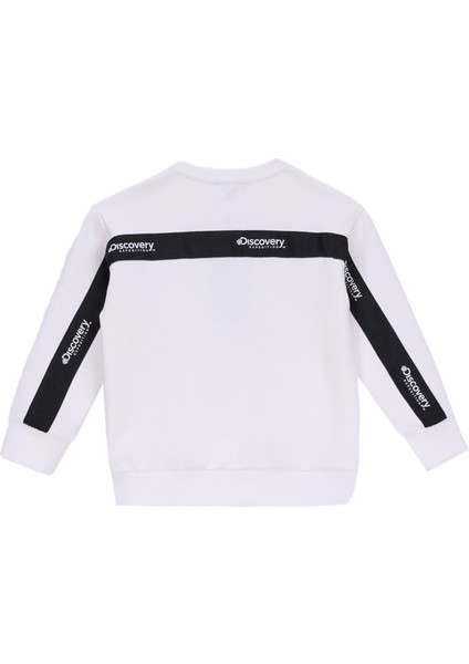 Baskılı Erkek Çocuk Kırık Beyaz Sweatshırt D5WB-SWT3018 fiyatları