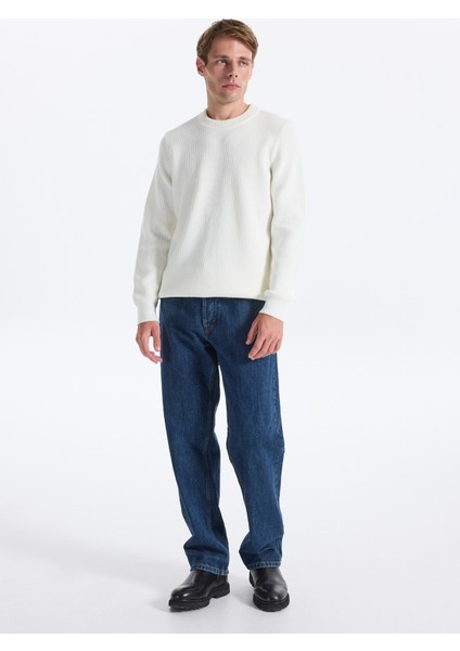 Bisiklet Yaka Regular Fit Düz Ekru Erkek Kazak FC4WM-KZK 2599. fiyatları