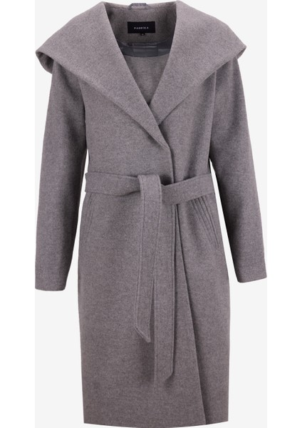 Gri Kadın Manto F5WL-MN0162