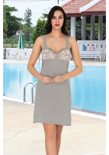 Lady Lingerie Geniş Askı Penye Gecelik Sabahlık Takım fiyatları