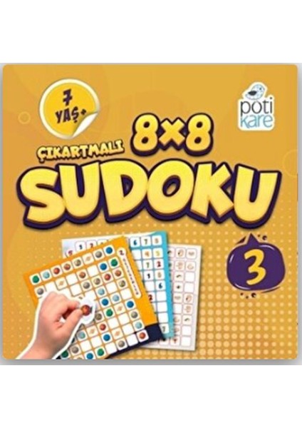 8x8 Çıkartmalı Sudoku 7+ (3)