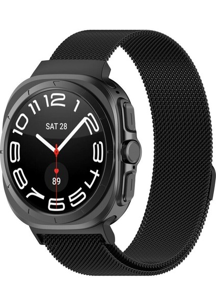 Samsung Galaxy Watch Ultra 47 mm Uyumlu Metal Kordon – Paslanmaz Çelik, Şık ve Dayanıklı Tasarım