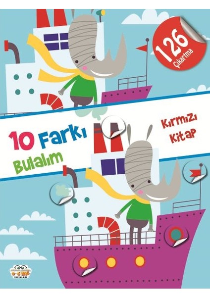 10 Farkı Bulalım-Kırmızı Kitap