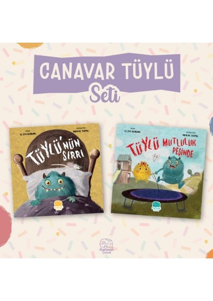 Canavar Tüylü Seti (2 Kitap)