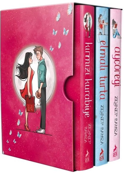 Ayçöreği - Elmalı Turta - Kırmızı Kurabiye (3 Kitap Takım) (Ciltli)