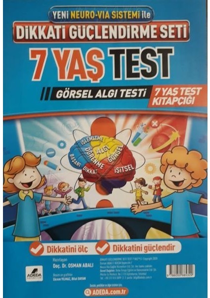 Dikkati Güçlendirme Seti 7 Yaş Test