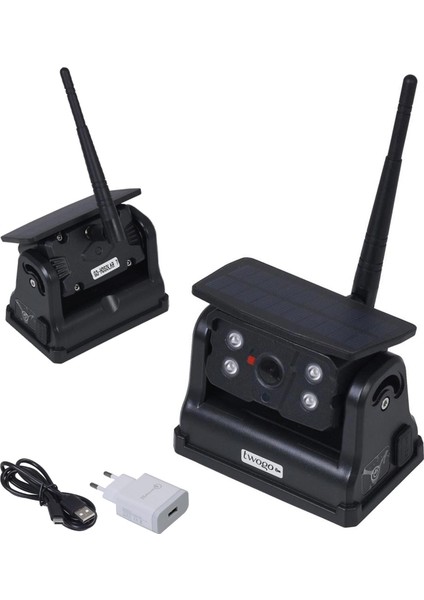 Go-Hdsolar7 Araç Wifi Kamera Solar Şarjlı Kayıtlı Wifi Full Hd