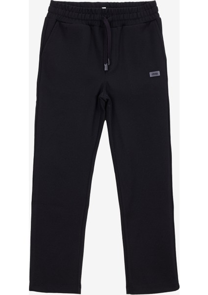 Lastikli Bel Dar Paça Siyah Erkek Çocuk Pantolon J5WB-PNT7850