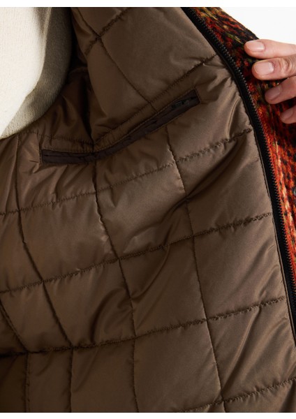 D5WM-GML3779 Turuncu - Siyah Relaxed Düz Erkek Gömlek