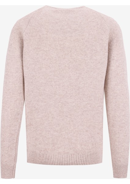 Bisiklet Yaka Slim Fit Düz Gri Melanj Erkek Kazak F5WM-KZK 2331 modelleri