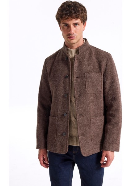 Slim Fit Kahve Erkek Düz Ceket F5WM-CKT 2891 fiyatları