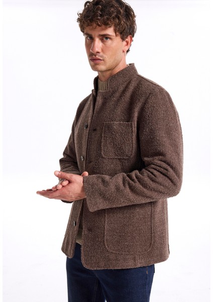 Slim Fit Kahve Erkek Düz Ceket F5WM-CKT 2891 fırsatları