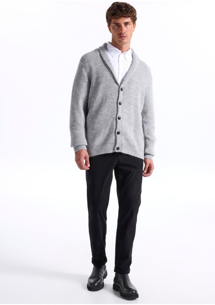 Açık Gri Melanj Erkek Hırka F5WM-HRK 2267 fiyatları