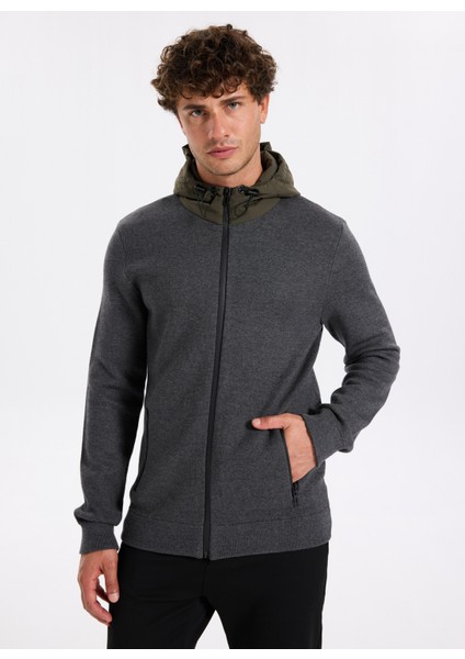 Antrasit Erkek Hırka F5WM-HRK 2514 modelleri