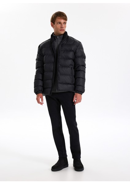 Normal Bel Düz Paça Slim Fit Antrasit Erkek Denim Pantolon J5WM-PNT7869