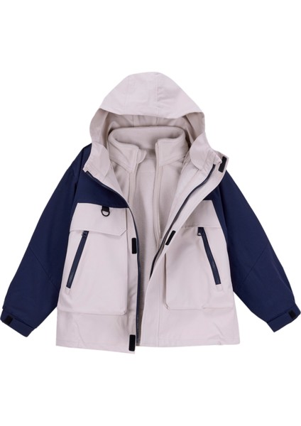 Lacivert Erkek Çocuk Mont J5WB-MNT7863 3'ın1 fiyatları