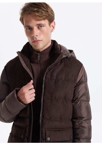 Kahve Erkek Mont F5WM-MNT 2551 fiyatları