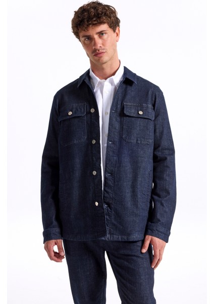 Lacivert Erkek Denim Ceket F5WM-CKT 2309 fiyatları