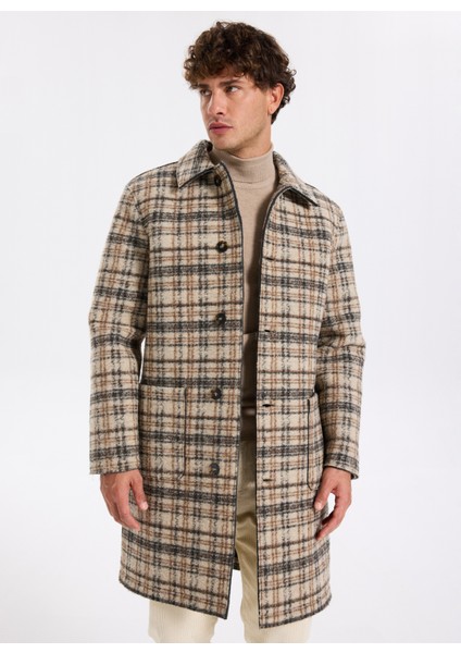 Çok Renkli Erkek Palto F5WM-PLT 2563