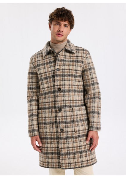 Çok Renkli Erkek Palto F5WM-PLT 2563 modelleri