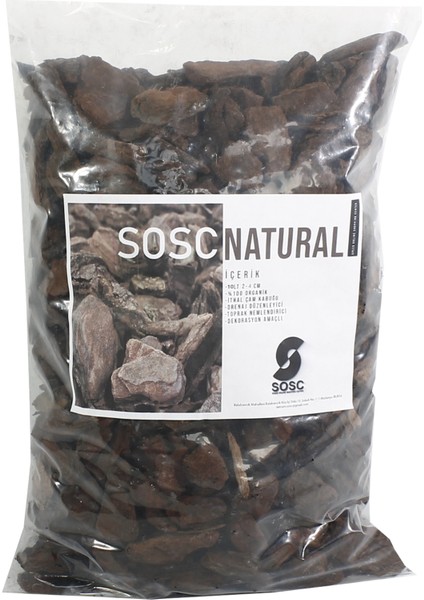 Sosc Natural Dekoratif Çam Kabuğu, Kahverengi, 2-4 Cm, 10 Litre, Organik, Drenaj Düzenleyici, Toprak Nemlendirici, Dekorasyon Amaçlı modelleri