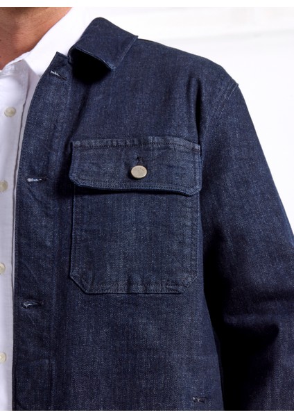 Lacivert Erkek Denim Ceket F5WM-CKT 2309