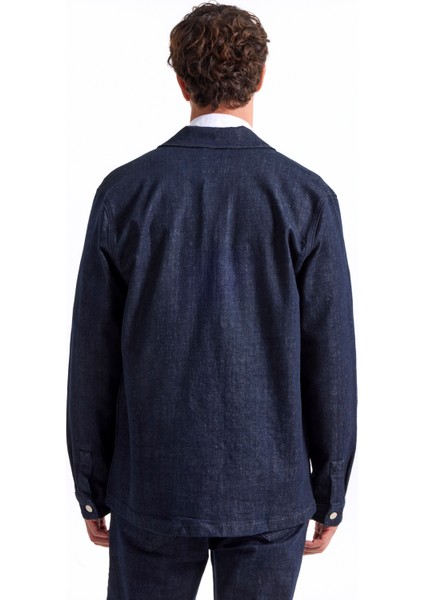 Lacivert Erkek Denim Ceket F5WM-CKT 2309