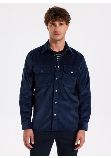 Mavi Erkek Düz Relaxed Gömlek Ceket F5WM-GML 2379 fırsatları