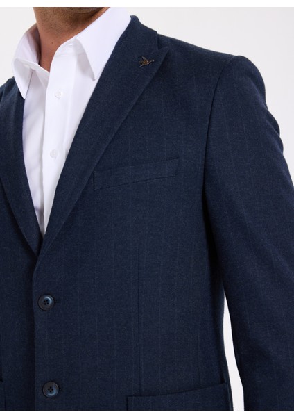 Bağlamalı Bel Slim Fit Lacivert Erkek Takım Elbise Soho-Jersey-Jogger-Db fırsatları