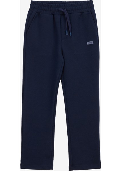 Lastikli Bel Dar Paça Lacivert Erkek Çocuk Pantolon J5WB-PNT7850