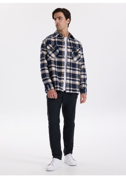 Bağlamalı Bel Normal Paça Jogger Lacivert Erkek Pantolon F5WM-PNT 2527 fırsatları