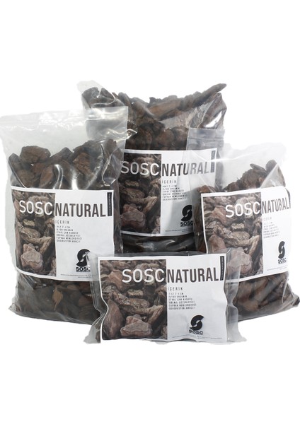 Sosc Natural Dekoratif Çam Kabuğu, Kahverengi, 2-4 Cm, 5 Litre, Organik, Drenaj Düzenleyici, Toprak Nemlendirici, Dekorasyon Amaçlı fırsatları