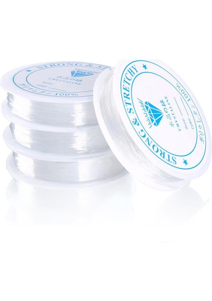 Lastikli Misina Ip Şeffaf 0.8 mm 10 Adet modelleri