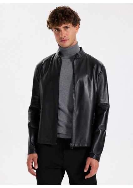 Siyah Erkek Deri Mont F5WM-MNT 2502