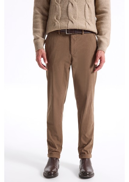 Bağlamalı Bel Duble Paça Jogger Açık Haki Erkek Pantolon F5WM-PNT 2537 modelleri