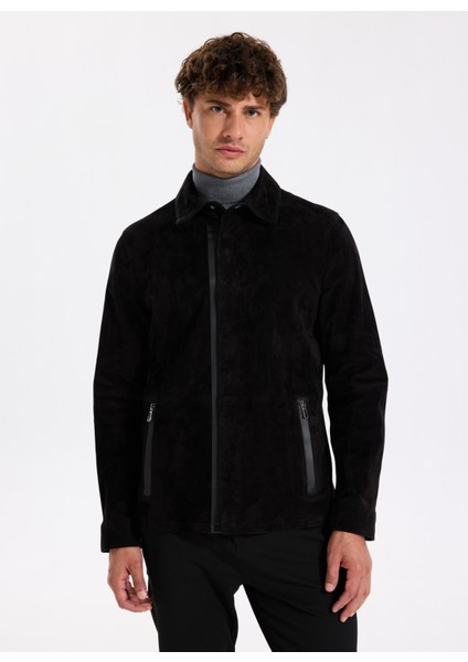 Siyah Erkek Deri Mont F5WM-MNT 2436