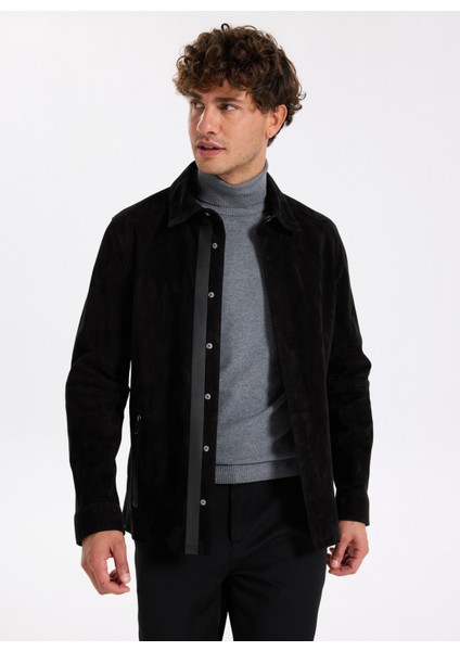 Siyah Erkek Deri Mont F5WM-MNT 2436 modelleri