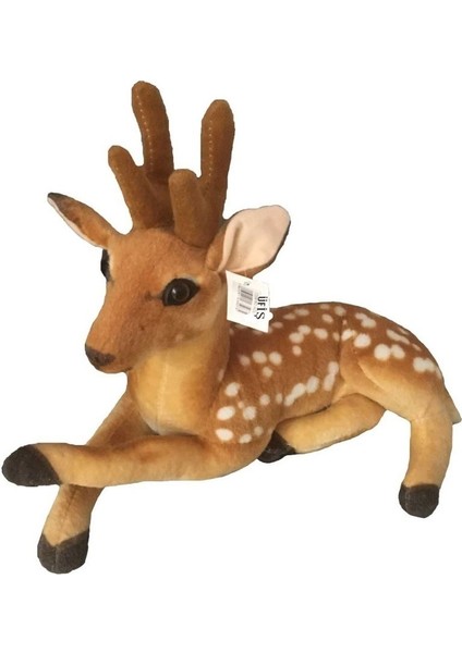 55 cm Kahverengi Geyik Peluş Oyuncak | Yumuşak Dolgulu Noel Dekoru fiyatları