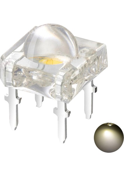 Flux LED 2V 5W Beyaz 5mm