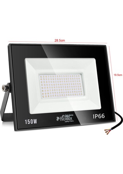 LED Projektör 150W 144 Smd Beyaz IP66 Hıghtek HT-0343