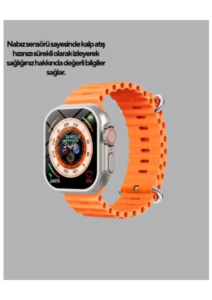 Akıllı Saat – Gps’li Nabız, Uyku ve Adım Takibi, Suya Dayanıklı
