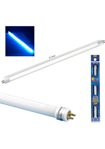TRI-6W Floresan Ampul Mavi 6W