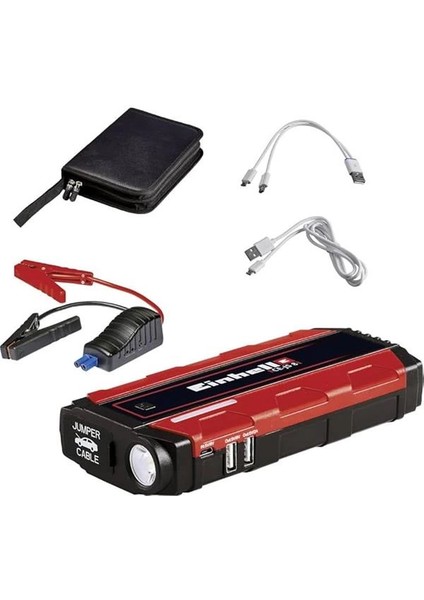 Akü Takviye-Powerbank Ce-Js 8/1 (12 V, Lipo Rech. Batarya 3X2500 Mah, LED Şarj Durum
